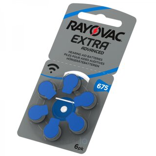 Appareils auditifs Piles auditives Rayovac 675