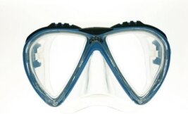 Plongee LINCE TRANSPARENT/BLEU