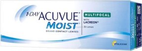 Lentilles de contact 1-DAY ACUVUE MOIST Multifocal Low vente par 30 