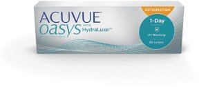 Lentilles de contact ACUVUE OASYS 1 DAY FOR ASTIGMATISM (gamme myopie) 90P 