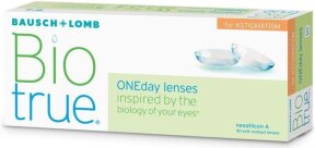 Lentilles de contact BIOTRUE ONEDAY TORIQUES boite de 30