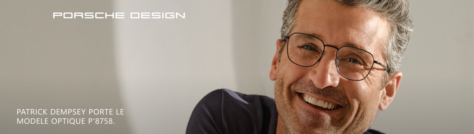 Lunettes de vue Porsche Design portées par Patrick Dempsey optique sergent