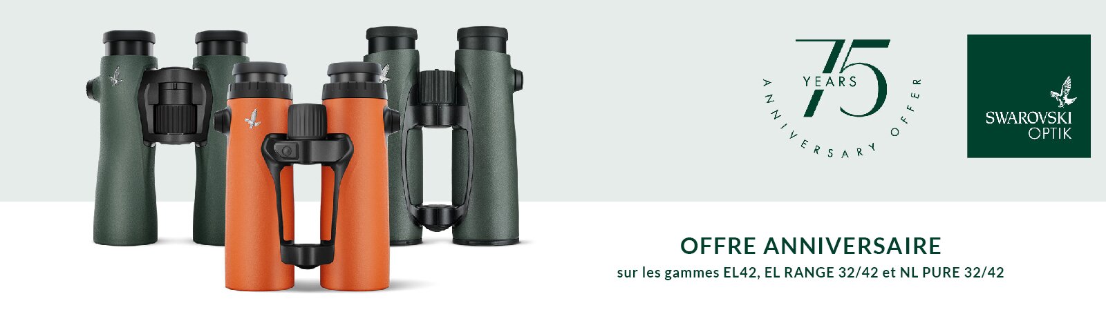 Offre Anniversaire chez Swarovski Optik optique sergent