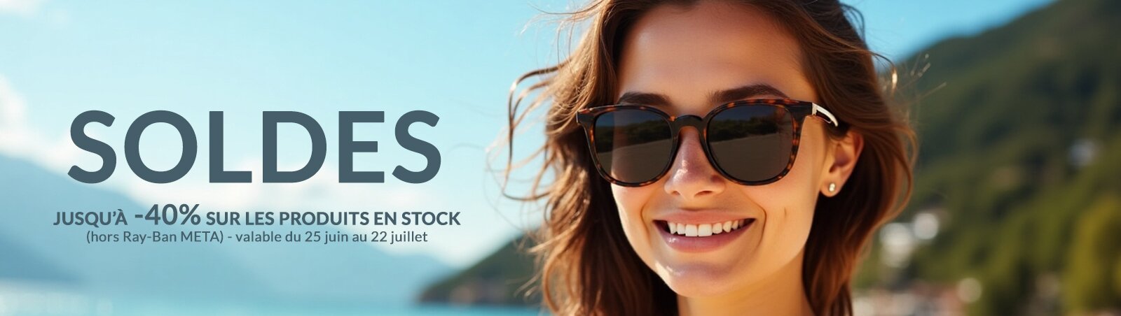SOLDES D´ETE chez Optique Sergent : jusqu´à -40% sur les produits en stock