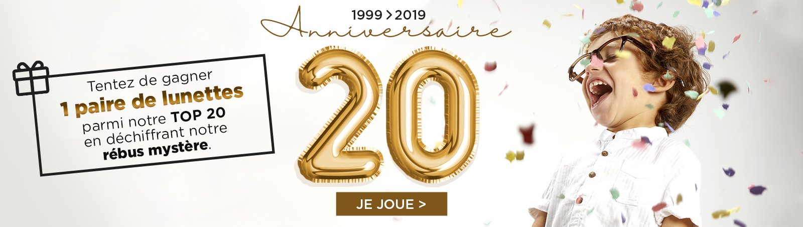 20 ans Optique Sergent - Concours optique sergent