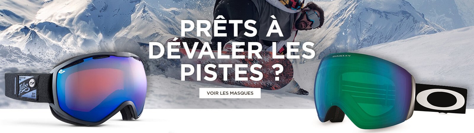 Masques de ski en promotion optique sergent