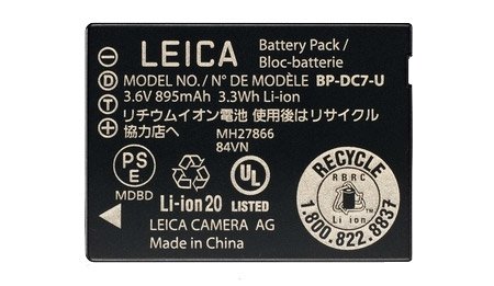 Batterie Lithium-ion BP-DC 7E V-LUX 20 Batterie Lithium-ion BP-DC 7E V-LUX 20