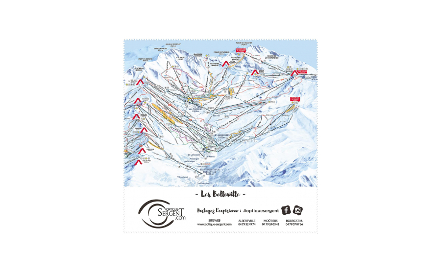 Microfibre Plan des Pistes