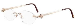 Lunettes de vue Caresse d orchidées ovale.