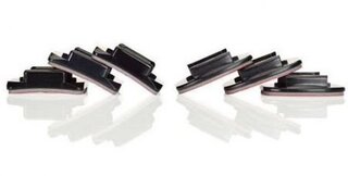 Observation Fixation Adhesive incurvées et plates