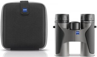 Jumelles Terra ED 10x32 T noire grise