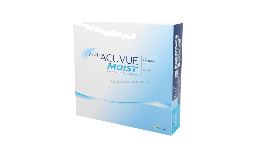 1-DAY ACUVUE MOIST vente par 90