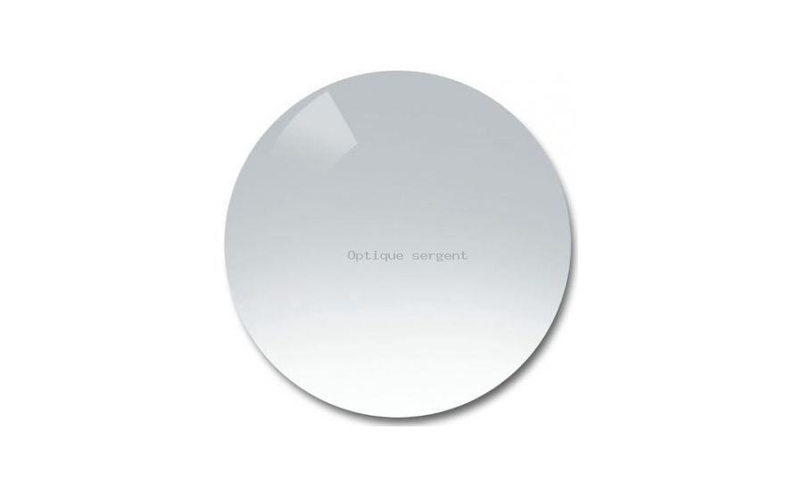 Polycarbonate clear grad blue mirror silver