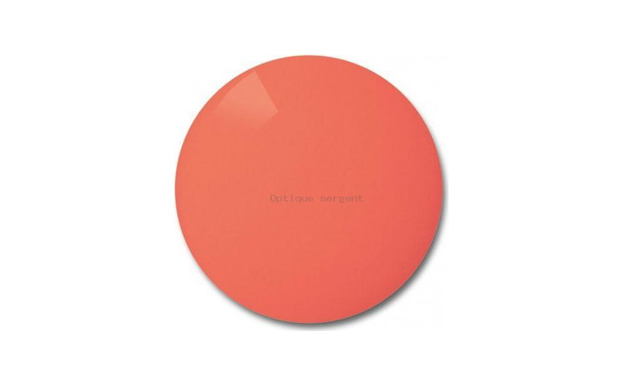 Polycarbonate gradient red mirror red