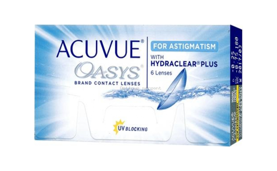 ACUVUE OASYS for ASTIGMATISM vente par 6