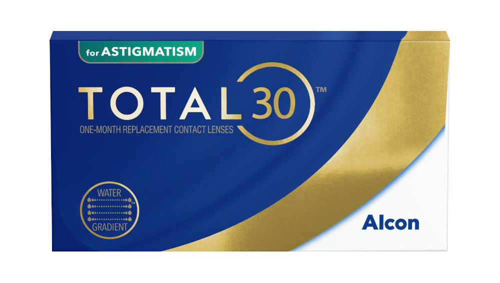 Lentille mensuelle Alcon Total 30 for astigmatisme
