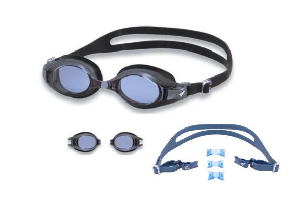 Lunettes de natation correctrices V500 Sangle et coques Optiques