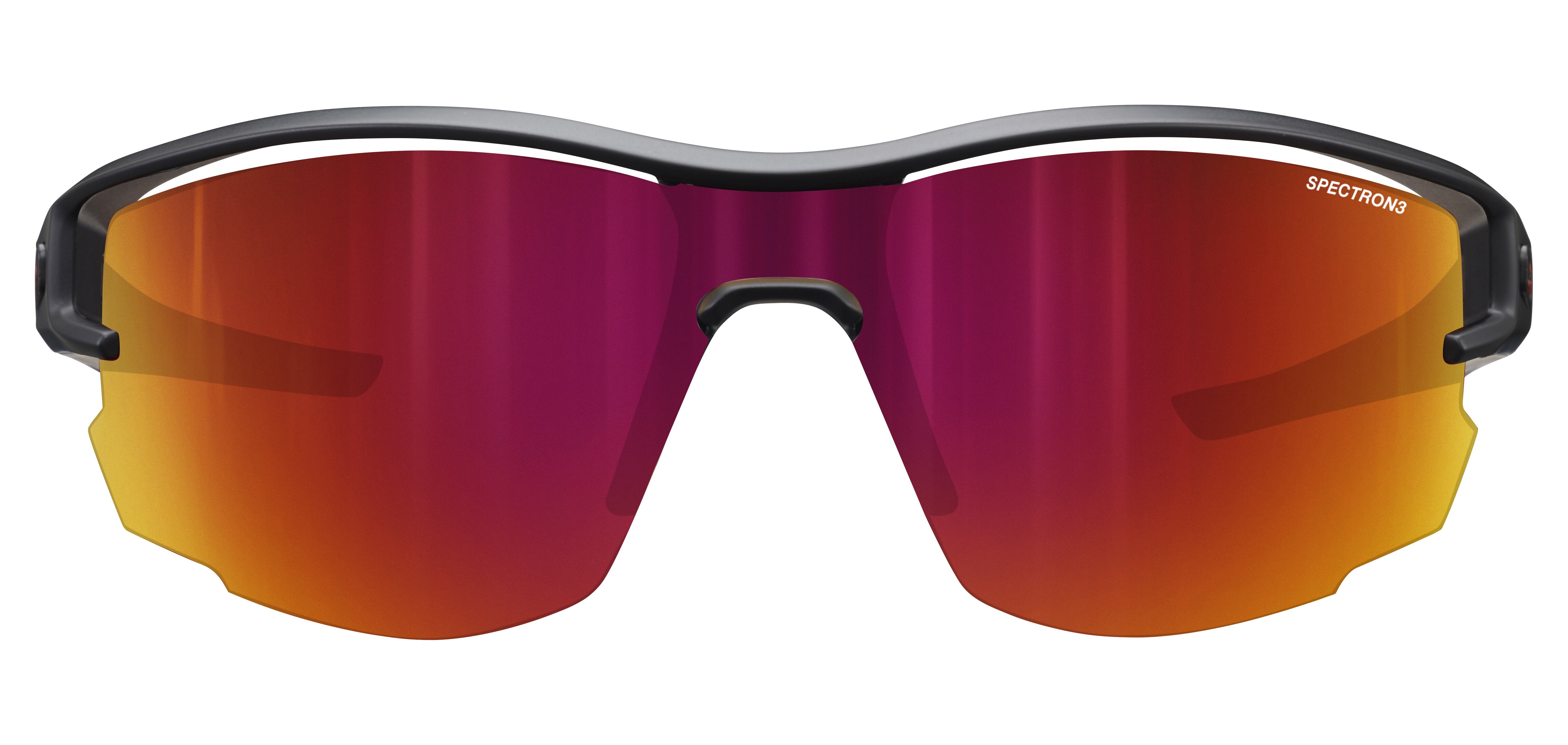 Lunettes de soleil Sport Julbo Aero Noire et rouge - Lunettes sport -  Equipements de sport