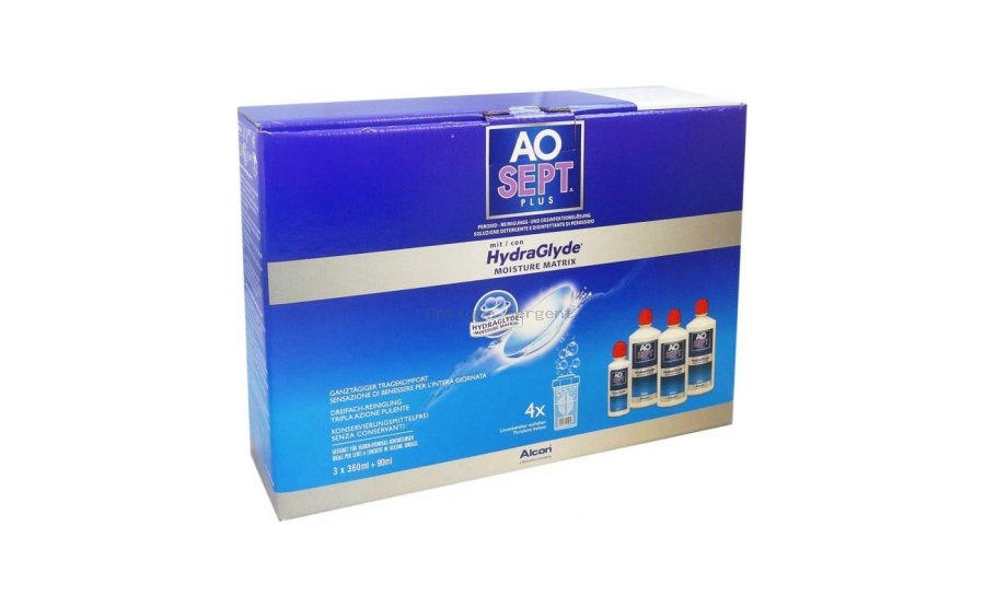 AOSEPT HYDRAGLYDE 3 x 360 ML