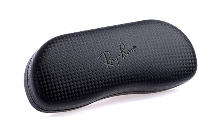 Etui Ray-Ban rigide à clapet effet carbone