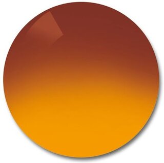 Verres solaires Polycarbonate brun miroir orange dégradé A8